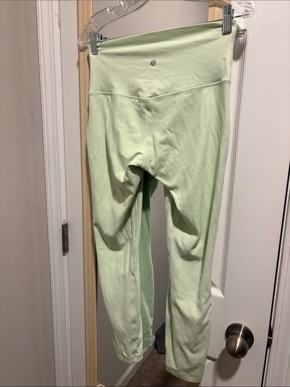 lululemon athletica Light Green High-Waist Leggings